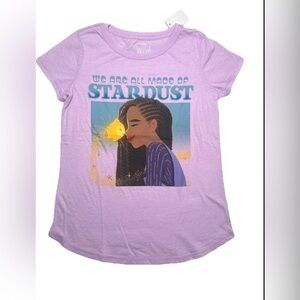 Disney WISH Girls Purple Graphic T-Shirt Kids  choose your size